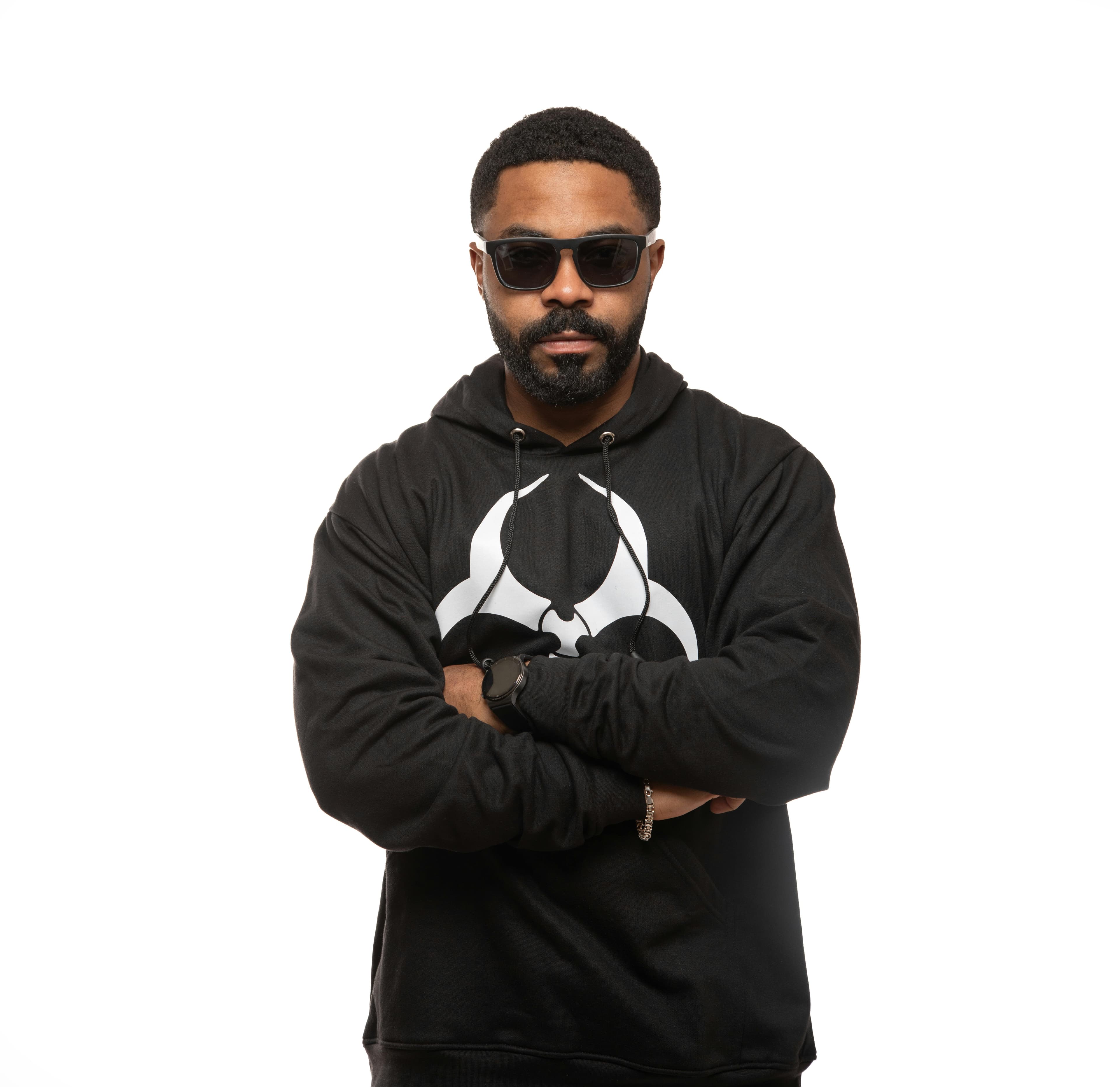 Black hoodie